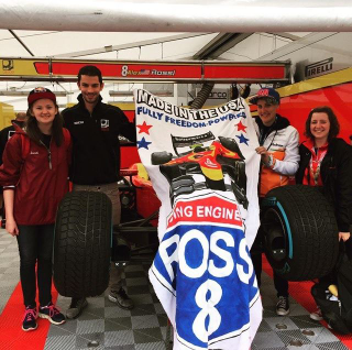 You never know—you might end up riding in a van with future Indy 500 champion Alexander Rossi smelling like someone spilled a brewery on your pants.